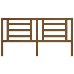 vidaXL Bed Headboard Honey Brown 186x4x100 cm Solid Pine Wood 3