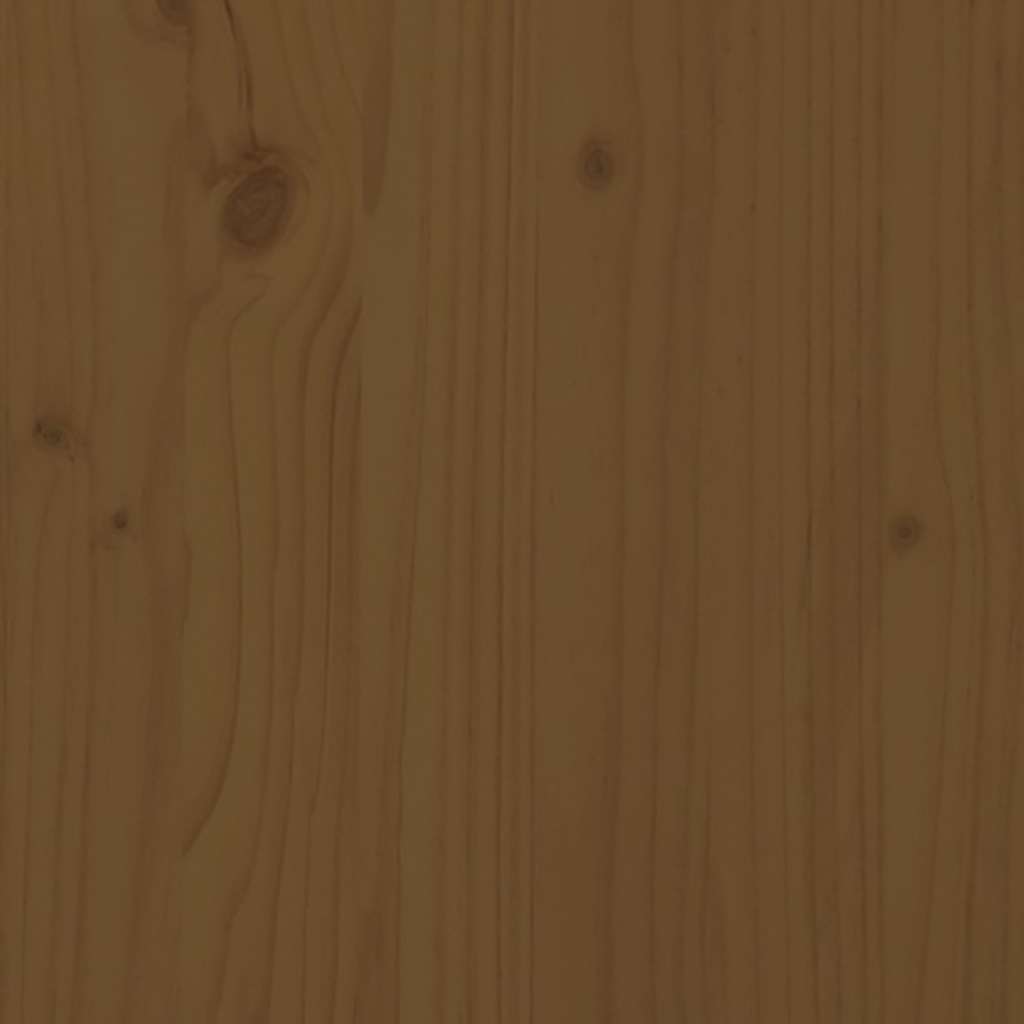 vidaXL Bed Headboard | Honey brown | Solid Pine Wood | Standard 5