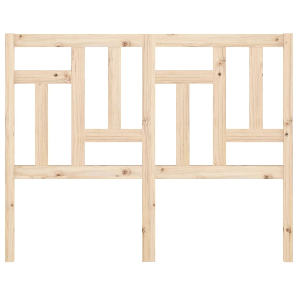 vidaXL Bed Headboard 145.5x4x100 cm Solid Wood Pine 4