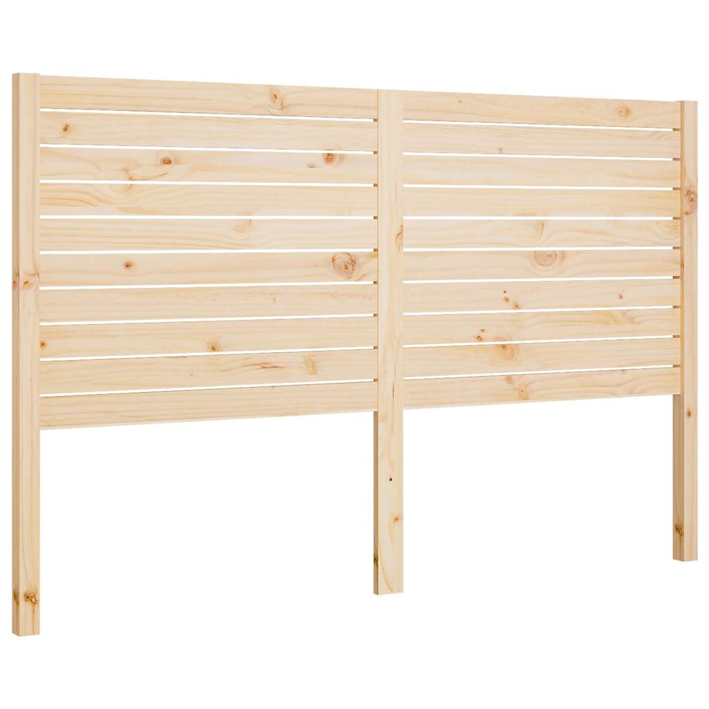 vidaXL Bed Headboard 141x4x100 cm Solid Wood Pine 2