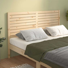 vidaXL Bed Headboard 141x4x100 cm Solid Wood Pine 1