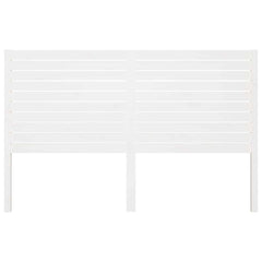 vidaXL Bed Headboard White 146x4x100 cm Solid Wood Pine 3