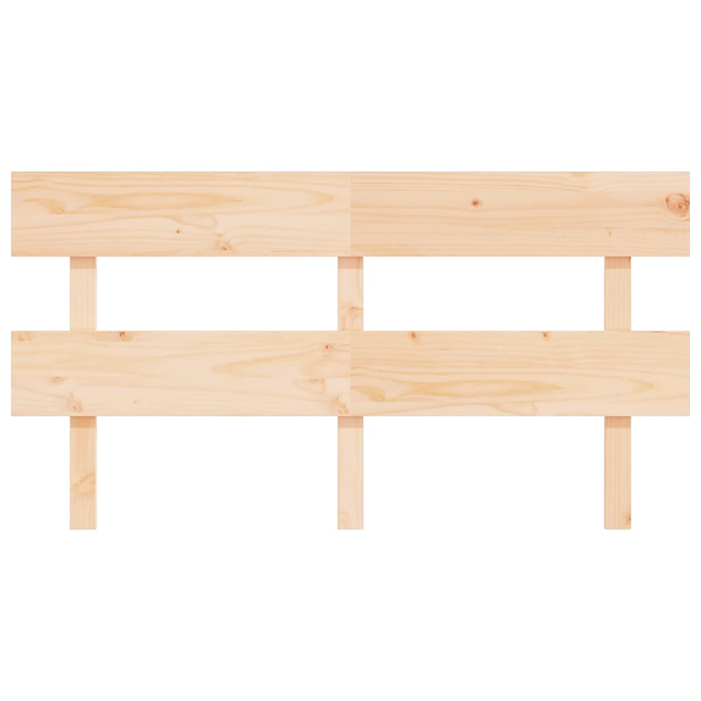 vidaXL Bed Headboard 154x3x81 cm Solid Wood Pine 3