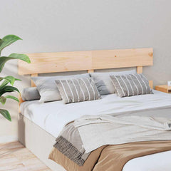 vidaXL Bed Headboard 154x3x81 cm Solid Wood Pine 4