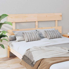 vidaXL Bed Headboard 154x3x81 cm Solid Wood Pine 1