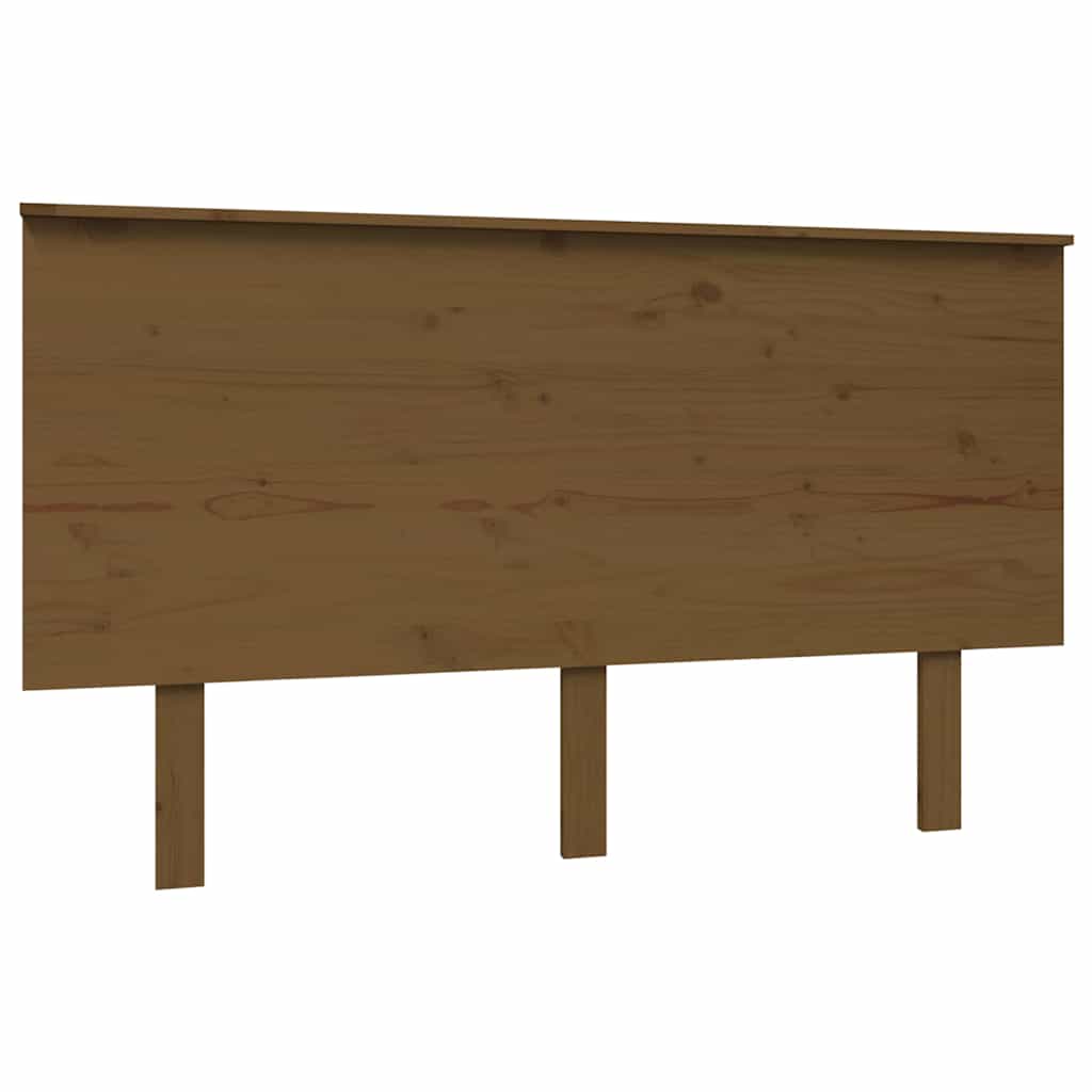 vidaXL Bed Headboard | Honey Brown | Solid Pine Wood | 139 cm x 6 cm x 82.5 cm 2