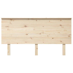 vidaXL Bed Headboard 154x6x82.5 cm Solid Wood Pine 3