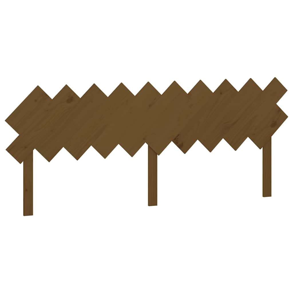vidaXL Bed Headboard | Honey Brown | Solid Pine Wood | 196x3x80.5 cm 2