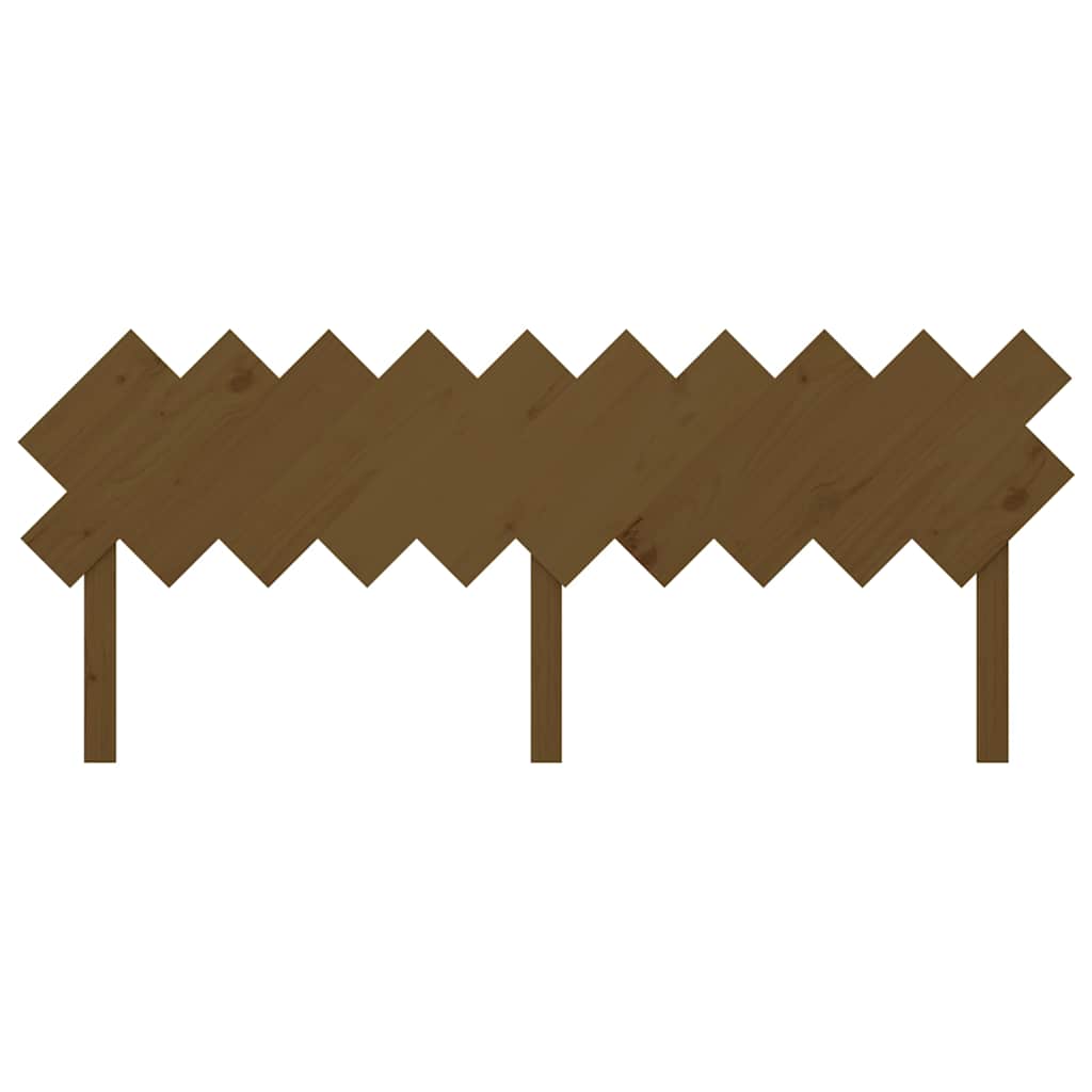 vidaXL Bed Headboard | Honey Brown | Solid Pine Wood | 196x3x80.5 cm 4