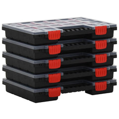 vidaXL Assortment Boxes 5 pcs 34.5x25x5 cm Polypropylene 1