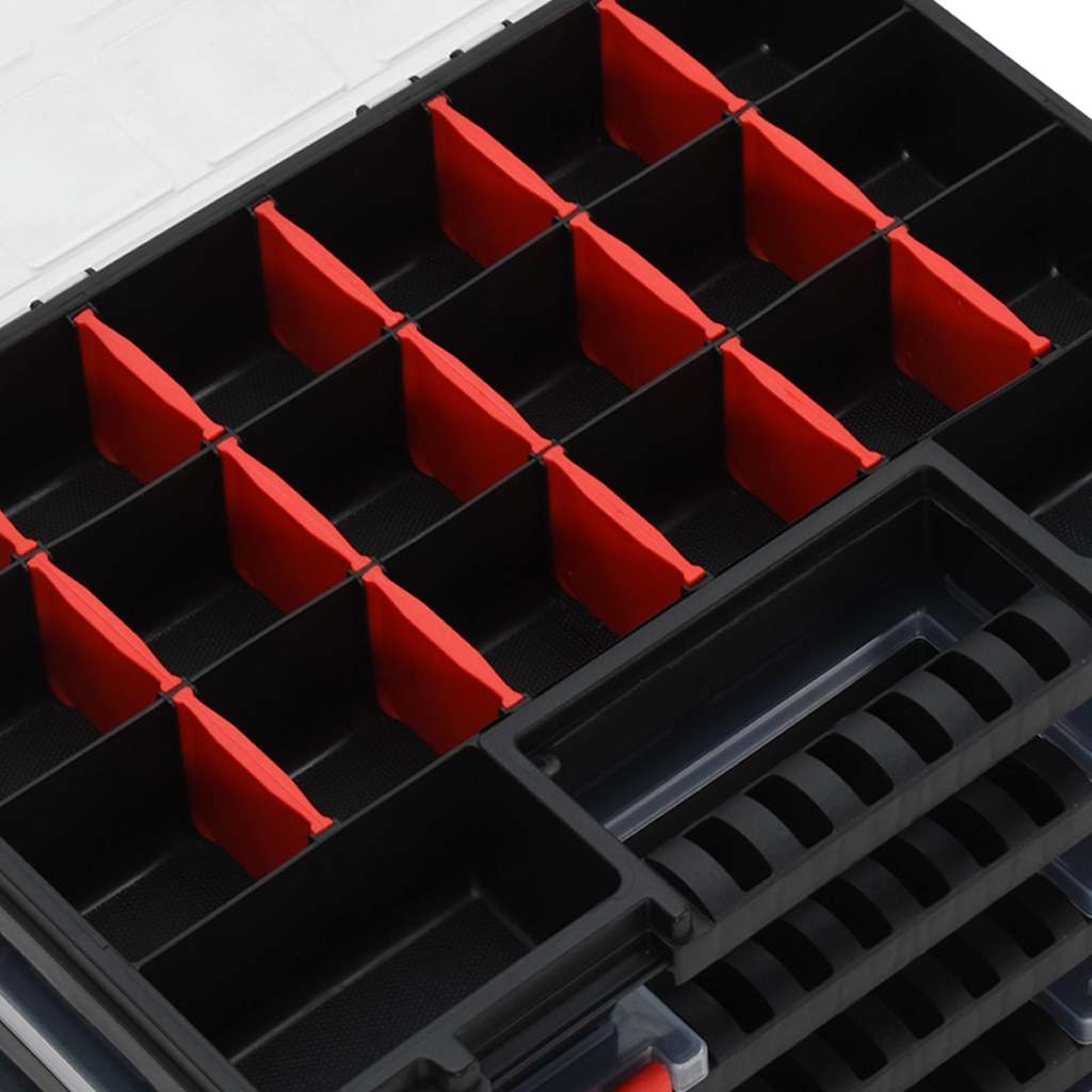 vidaXL Assortment Boxes 5 pcs 34.5x25x5 cm Polypropylene 6