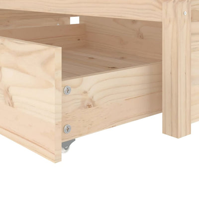 Bed Frame with Drawers 100x200 cm