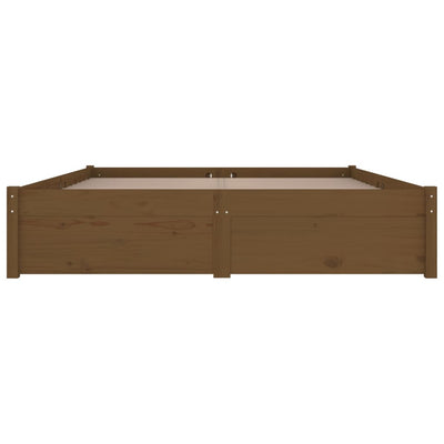 Bed Frame with Drawers Honey Brown 180x200 cm Super King Size