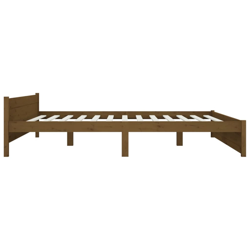 Bed Frame with Drawers Honey Brown 180x200 cm Super King Size