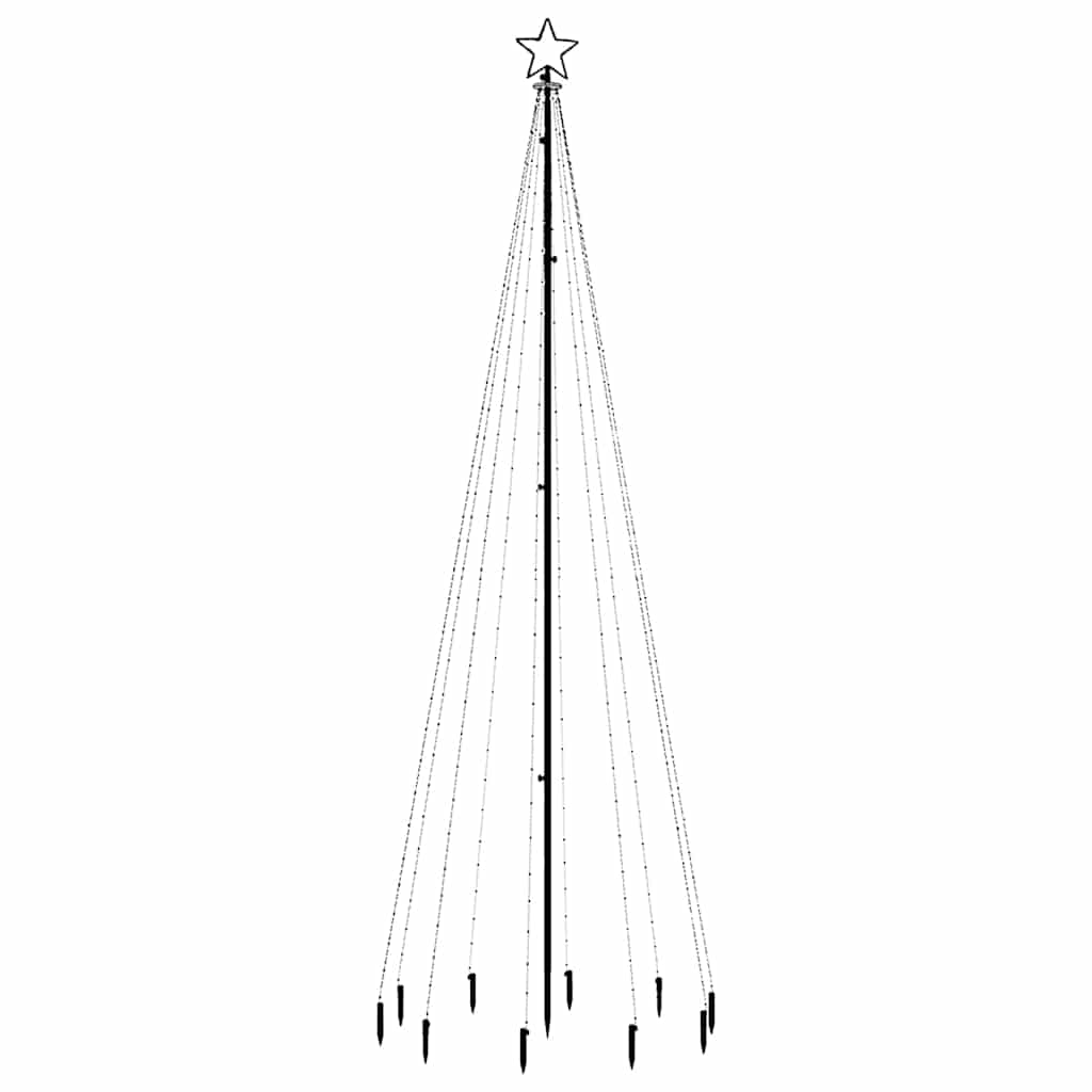 Christmas Tree with Spike 108 LEDs 180 cm Warm white