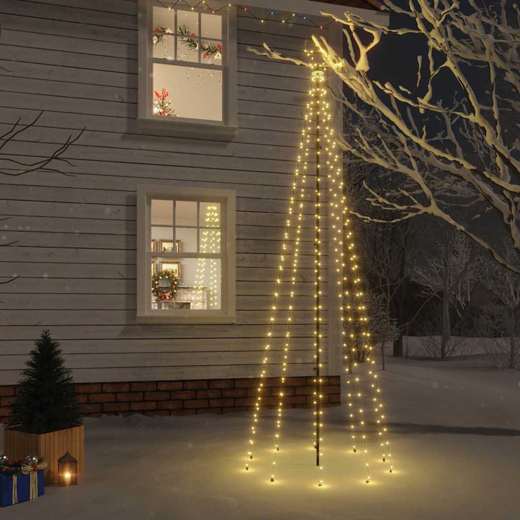 Christmas Tree with Spike 108 LEDs 180 cm Warm white