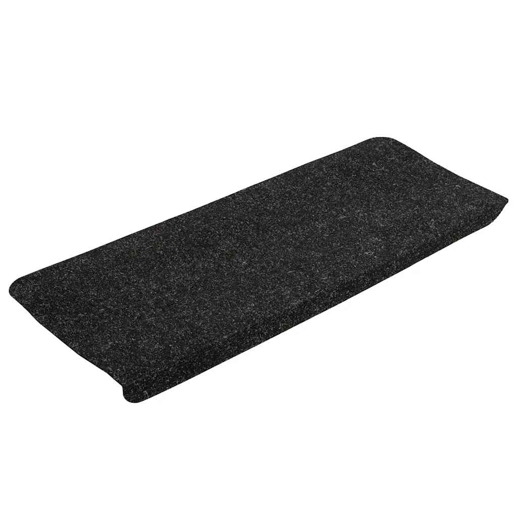 vidaXL Stair Mats Self-adhesive 15 pcs 65x24.5x3.5 cm Anthracite 3