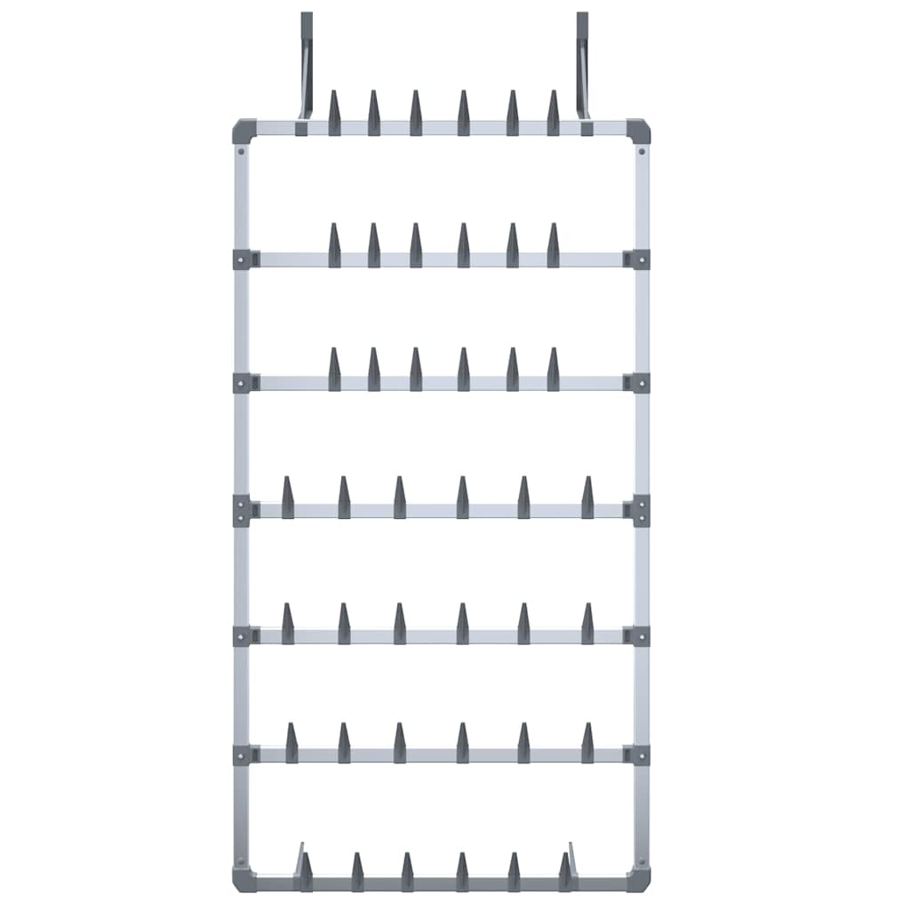 vidaXL Hanging Shoe Rack | Silver 3