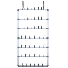 vidaXL Hanging Shoe Rack | Silver 3
