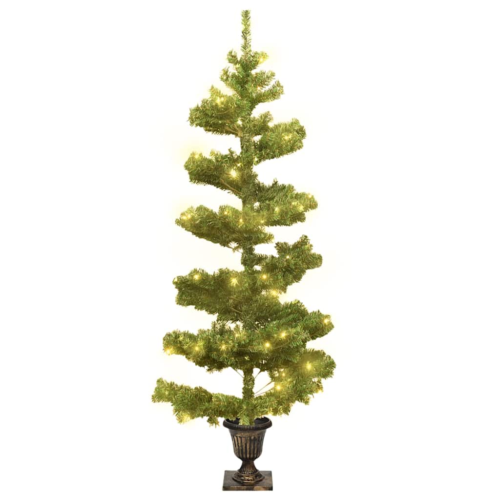 vidaXL Swirl Christmas Tree | Green | PVC | Medium | Swirl Christmas Tree 2