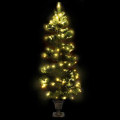 vidaXL Swirl Christmas Tree | Green | PVC | Medium | Swirl Christmas Tree 3