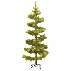 vidaXL Swirl Christmas Tree | Green | PVC, Steel | 180 cm | Swirl Christmas Tree 2
