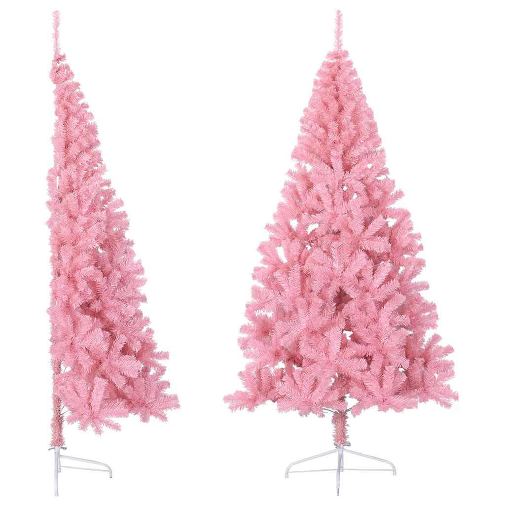 vidaXL Christmas Tree | Pink | PVC, steel | 180 cm | Christmas Tree 2