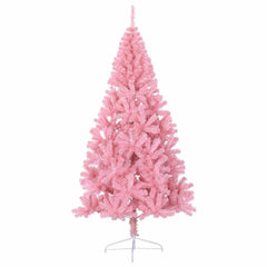 vidaXL Christmas Tree | Pink | PVC, steel | 180 cm | Christmas Tree 6