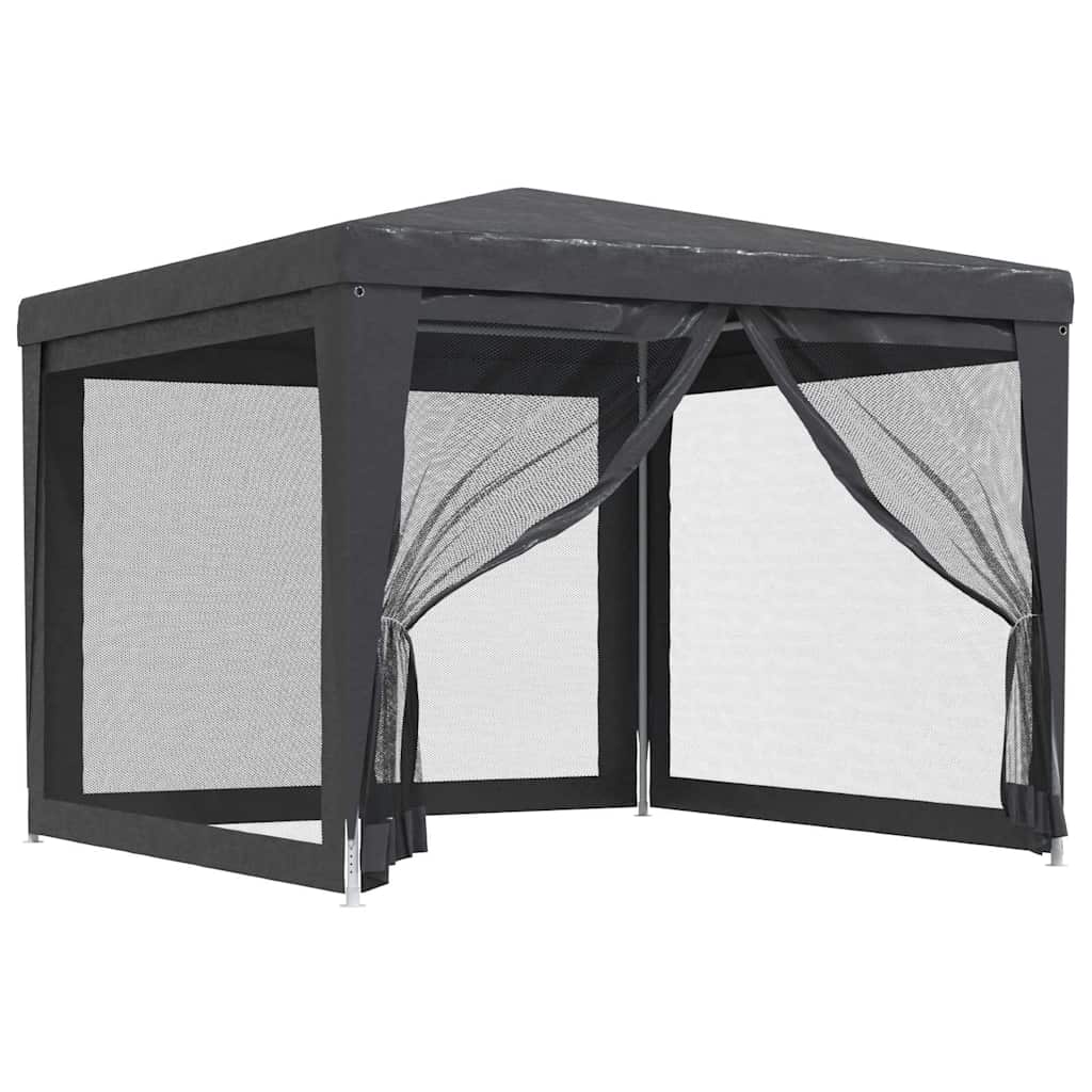 Party Tent with 4 Mesh Sidewalls HDPE with 4 sidewalls Width 3 m 3 m