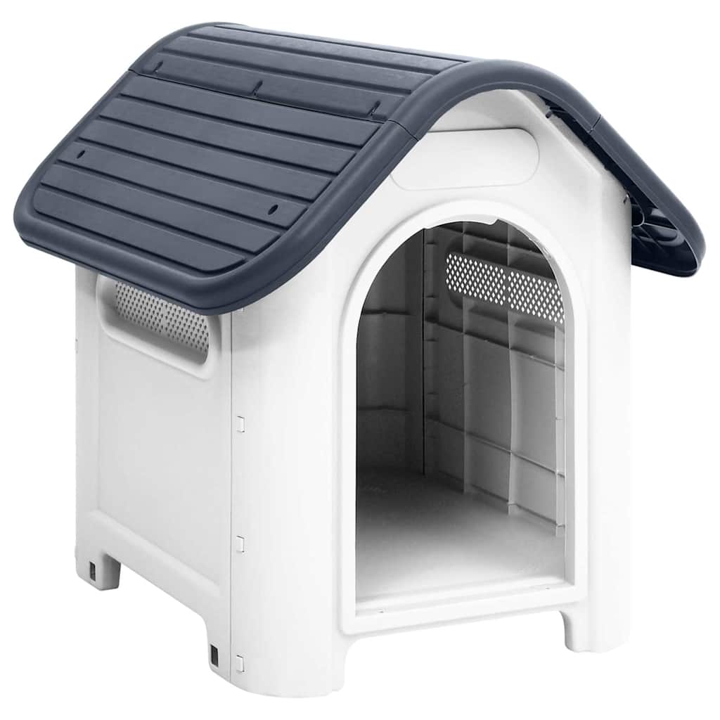 Dog House 59x75x66 cm Polypropylene Grey