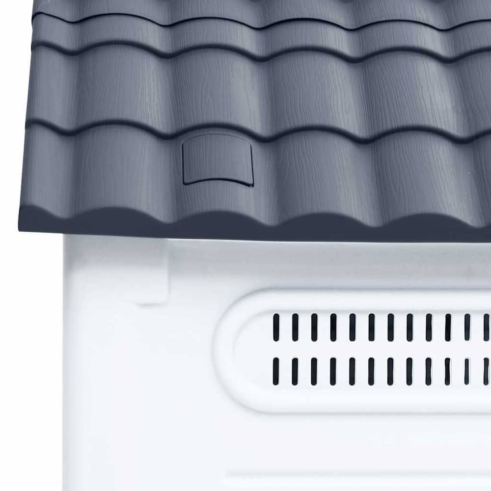 Dog House 57x68x66 cm Polypropylene Grey