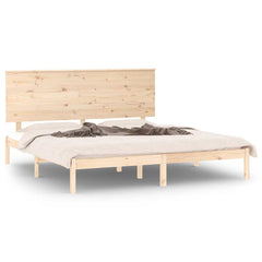 vidaXL Bed Frame without Mattress 150x200 cm Solid Wood 2