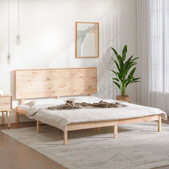 vidaXL Bed Frame without Mattress 150x200 cm Solid Wood 1