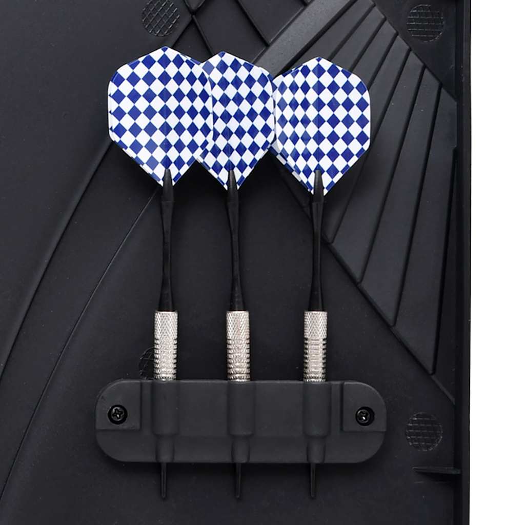 vidaXL Electric Dartboard with Darts Black Polypropylene 6
