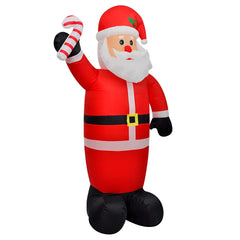 vidaXL Christmas Inflatable Santa Claus with LEDs 120 cm 1