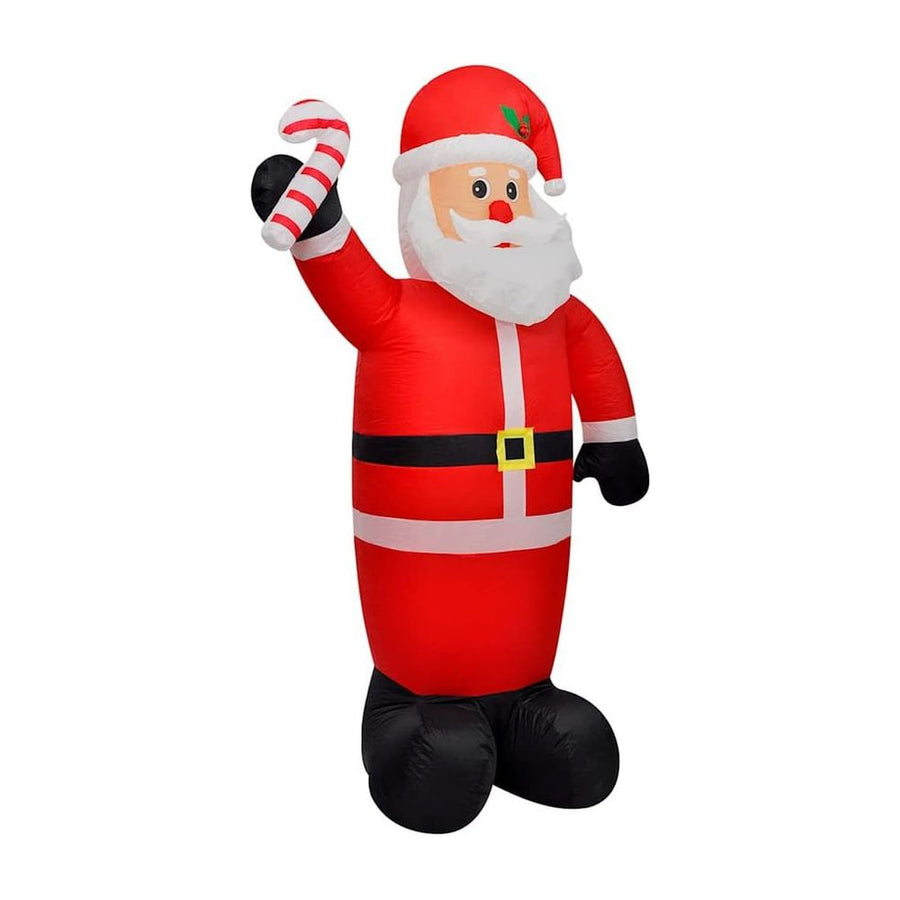 vidaXL Christmas Inflatable Santa Claus with LEDs 120 cm 1