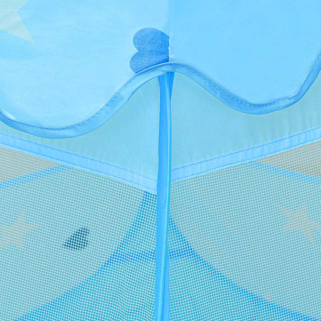 vidaXL Children Play Tent with 250 Balls Blue 102x102x82 cm 6