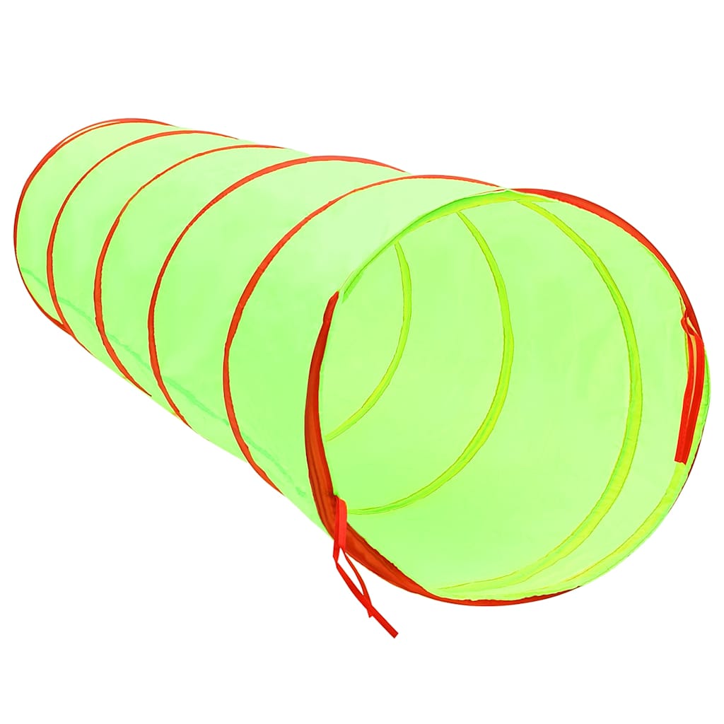 vidaXL Children Play Tunnel with 250 Balls Green 175 cm Polyester 4