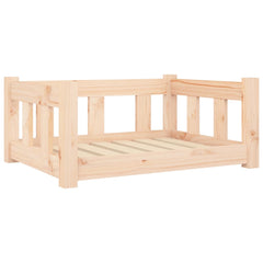 vidaXL Dog Bed 65,5x50,5x28 cm Solid Wood Pine 2