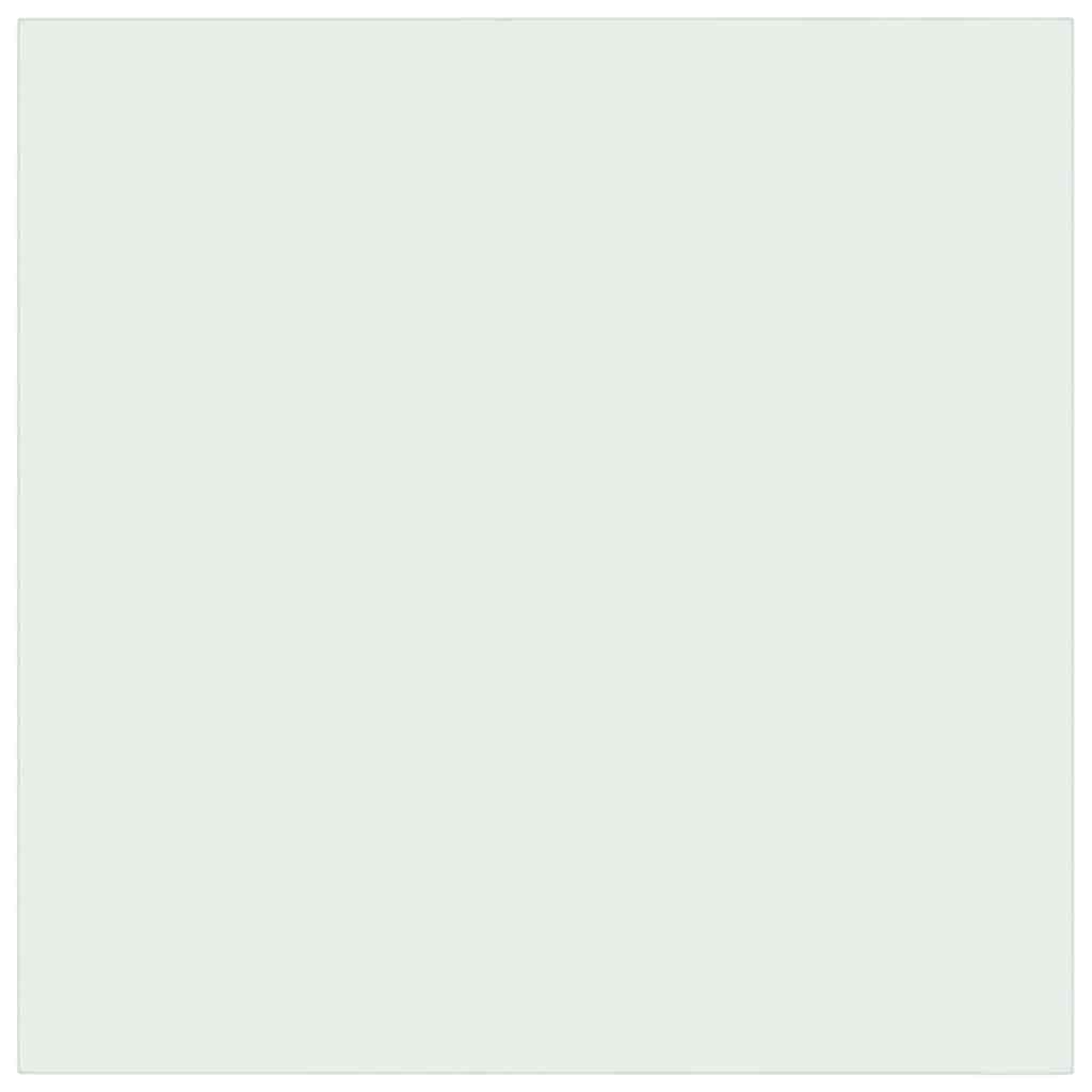 vidaXL Table Top Transparent 50x50 cm Tempered Glass 2