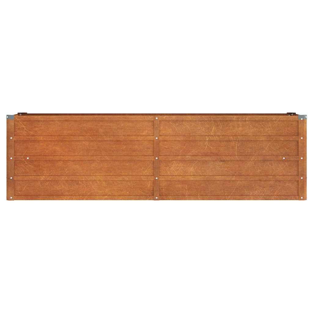 vidaXL Garden Raised Bed Rusty 160x40x45 cm Corten Steel 4