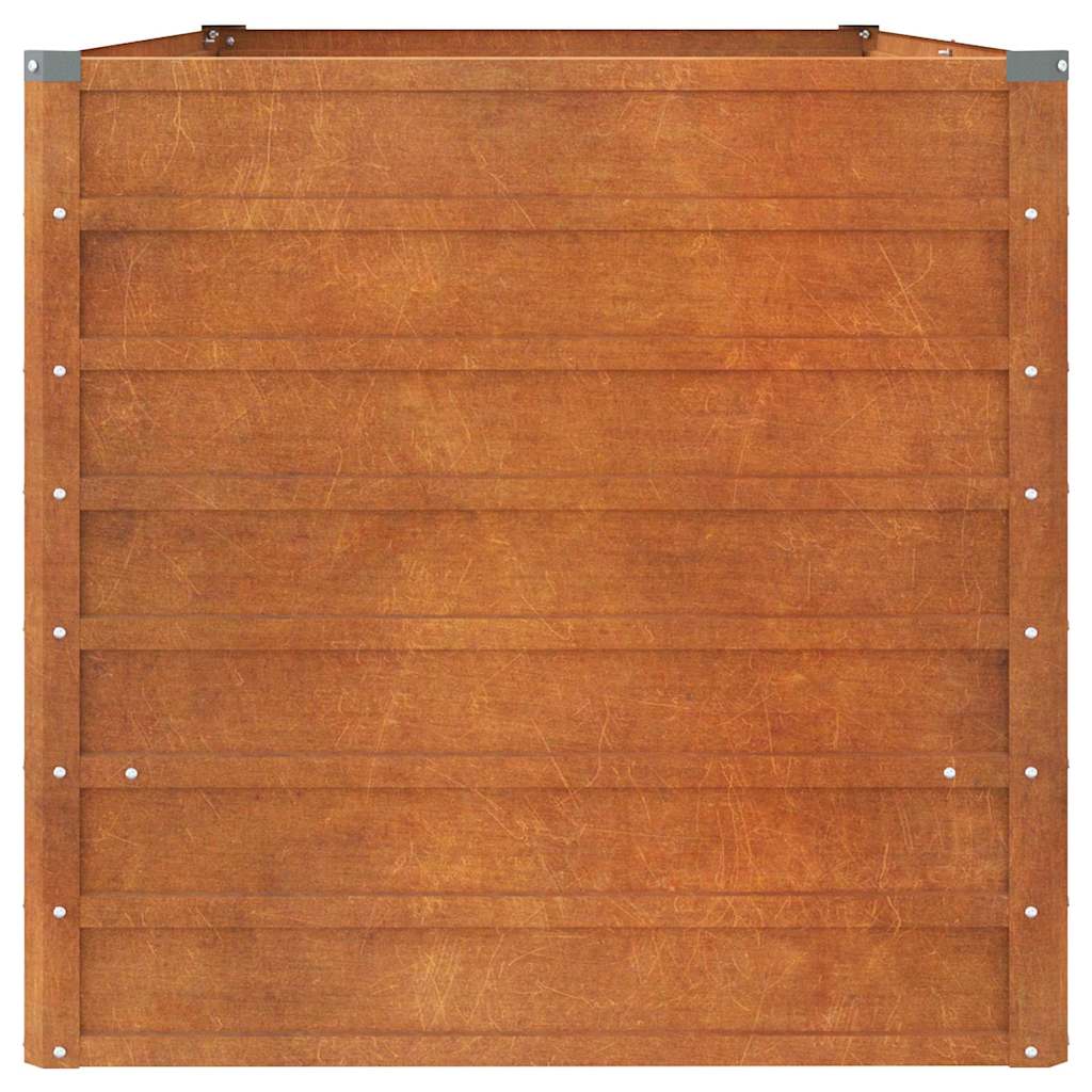 vidaXL Garden Raised Bed | Brown | Corten Steel | Large | Sturdy 5