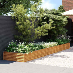 Garden Raised Bed Corten Steel Weathering Steel Depth 100 cm 482 cm 36 cm