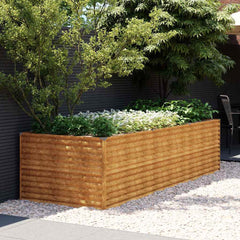 Garden Raised Bed Corten Steel Weathering Steel Depth 100 cm 290 cm 69 cm