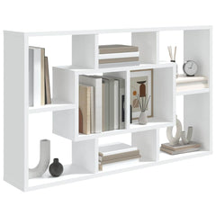 vidaXL Wall Shelf White 85x16x52.5 cm Engineered Wood 5