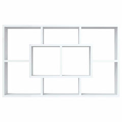 vidaXL Wall Shelf White 85x16x52.5 cm Engineered Wood 6