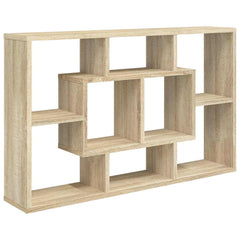 vidaXL Wall Shelf Sonoma Oak 85x16x52.5 cm Engineered Wood 2