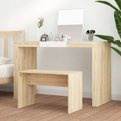 vidaXL Dressing Stool Sonoma Oak 70x35x45 cm Engineered Wood 3