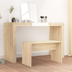 vidaXL Dressing Stool Sonoma Oak 70x35x45 cm Engineered Wood 1