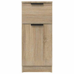 vidaXL Sideboard Sonoma Oak 30x30x70 cm Engineered Wood 4